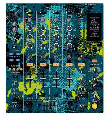 Pioneer DJ DJM 800 Skin Conflict Green